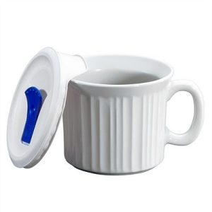 CorningWare® French White® 20-ounce Meal Mug with Vented Lid